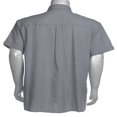thumbnail image 4 of MesaSe Mens Lin Manches Courtes Été Solides Chemises Décontracté Robe en Vrac Soft Tops Tee Blue M, 4 of 7