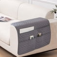 thumbnail image 1 of Armrest Covers for Sofa Water Resistant,Couch Arm Covers with Pockets,Sofa Armrest Organiser with Pockets for Magazines,Couch Arm Covers Remote Control Holder,Sofa Armrest Organizer for Magazine, 1 of 6