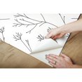 thumbnail image 2 of Roommates Black Twigs Peel & Stick Wallpaper, 2 of 4