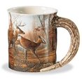 thumbnail image 1 of Wild Wings Tasses Sculptées - Poignée en Bois de Cerf d'Automne 16 Oz., 1 of 1