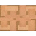 thumbnail image 1 of Ahgly Company Machine Washable Indoor Rectangle Transitional Orange Area Rugs, 6' x 9', 1 of 7