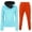 Orange, variant on IROINNID Tracksuit For Women 2 Pieces Set Deals Fall Winter Outfits Sports Tracksuits Long Sleeve Pullover Hoodies Pants Suit Sport Outfits Set,Blue
