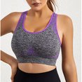 thumbnail image 4 of AherBiu Sports Bras for Women Wireless Racerback High Impact Support Workout Tops Yoga Bralette, 4 of 7