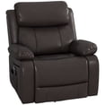 thumbnail image 1 of HOMCOM Fauteuil Inclinable Manuel avec Points de Massage par Vibration, Fauteuil Inclinable, 1 of 10