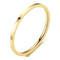 thumbnail image 1 of TopLLC Rings Temperament Versatile 1MM Thin Titanium Steel Ring Female Fashion Plain Ring Tail Ring Jewelry a ring, 1 of 2