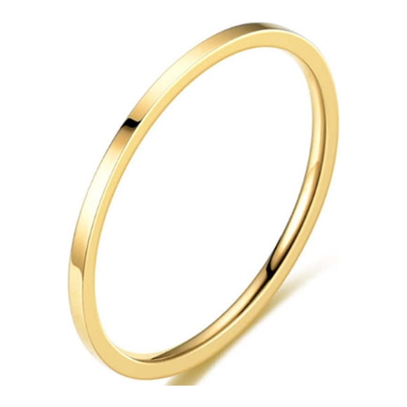 mtvxesu Rings for Women, Temperament Versatile 1mm Thin Titanium Steel Ring Female Fashion Plain Ring Tail Ring Jewelry Women Ring Jewelry Rings for Women Discount