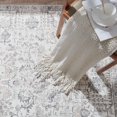 thumbnail image 4 of RUGKING Distressed Floral Runner Rug 3x7 Gray Multi Flodable Vintage Carpet Non Slip Runner Rug For Hallways Entryways Kitchen Bathroom, 4 of 6