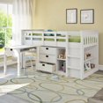 thumbnail image 3 of CorLiving Madison Collection All-in-One Single/Twin Size Loft Bed, 3 of 4