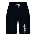 thumbnail image 4 of Diufon Men's Athletic Shorts Drawstring Waisted Outdoor Sport Shorts Spring Summer Hiking Shorts with Pockets, 4 of 4