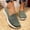 Green, variant on FRSASU Loafers for Women Comfort Slip On Walking Shoes Knit Dressy Comfortable Business Casual Work Flats Black