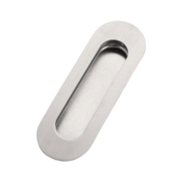 ZheElen Poignée de Cabinet en Acier Inoxydable Solide Invisible et Durable Plus Coordonnée Argent Rond Foncé