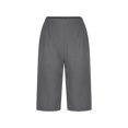 thumbnail image 4 of Wensltd Shorts d'Été à Jambe Grand pour Femmes, Mode, Lin, Fluides, Confortables, 4 of 6