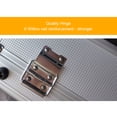 thumbnail image 3 of Wweixi Boîte à Outils de Sécurité Ergonomique en Aluminium avec Renforcement de 6 Rivets Blanc 43*32*14CM, 3 of 6