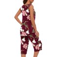 thumbnail image 3 of Baikeli Ladies Suits Clearance Two Piece Outfits for Women Plus Size Suits Striped Tops Drawstring Waist Pants Jogger Sets with Pockets Spring Womens Outfits, 3 of 7