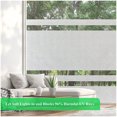 thumbnail image 4 of QualitChoice Frosted Window Film Home Office Hotel Hardware Fittings Self-adhesive Privacy Sticker Glass Films Protective Accessory White 60*300cm, 4 of 6