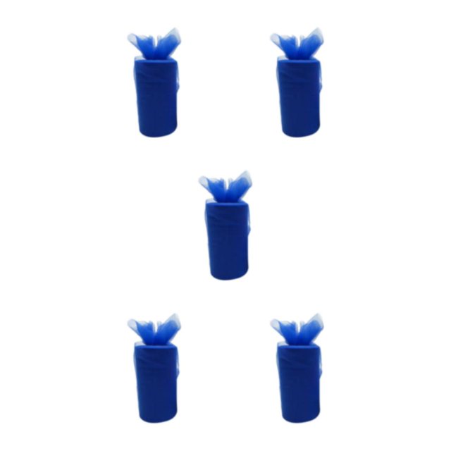 VONKY Durable And Reliable White Roll Wrist Tulle Essential For DIY Weddings Easy To Ad Clean Roll Tulle royal blue 5Set
