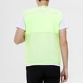 thumbnail image 3 of Cameland Plus Size Men Vest Tops Solid-Color Convenient Mesh Outdoor Breathable Zipper Pockets V-Neck Tank Top, 3 of 7