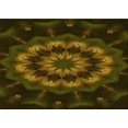 thumbnail image 1 of Ahgly Tapis Rectangulaire Lavable en Machine Intérieur Transitionnel Brun Bronze Foncé, 3 Pieds x 5 Pieds, 1 of 7