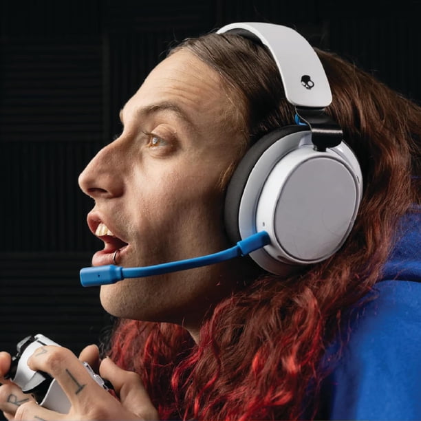 Skullcandy SLYR Pro PS Wireless Gaming Headset White/Blue - Walmart.ca