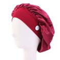 thumbnail image 1 of HEVIRGO Hats Unisex Solid Color Polyester Adjustable Bouffant Cap for Working, 1 of 10