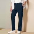 thumbnail image 3 of SHTXOZHI Pantalon Cargo Décontracté pour Hommes, Léger, Athlétique, Plein Air, Randonnée, Voyage, avec Multiples Poches, 3 of 7