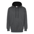 thumbnail image 1 of King Fashion KF9041 Two-Tone Hooded Sweatshirt, 1 of 2