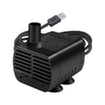 thumbnail image 2 of Mini Pompe à Eau Submersible USB 5V, Débit Réglable, Haute Levée, Conception Silencieuse, Sécuritaire pour Fontaines pour Animaux, Aquariums, Réservoirs à Poissons, Étangs, Hydroponie, Plastique Blanc Compact, 50 GPH, 2 of 6