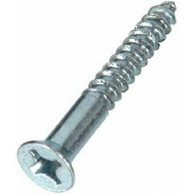 Hillman Group RSC 57812 1.5 in. No.14 Phillips Flat Head Zinc Wood Screw