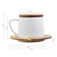 thumbnail image 2 of Minkissy 1 Set Porcelain Mugs Simple Design For Birthday And Holidays, 2 of 8