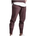thumbnail image 1 of FcBaudy Full Length Pants Men's Fashion Drawstring Elastic Waist Solid Color Casual Sweat Length Pants Men Pants, 1 of 8