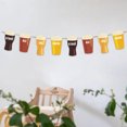 thumbnail image 4 of Unatoiry 1pcs Set Decoration Banner Party Banner Hanging Banner Door Banners For Front Door Decorative Banner Bulletin Board Decorations Yellow 16.4ft, 4 of 6