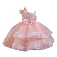 thumbnail image 1 of Ashirexll Robe Sans Manches à Paillettes pour Filles Jupe Tutu en Maille Col Rond Ligne A Robe de Soirée Formelle pour Fête Spectacle Âge 1-6 Ans Rose 5 Ans, 1 of 3