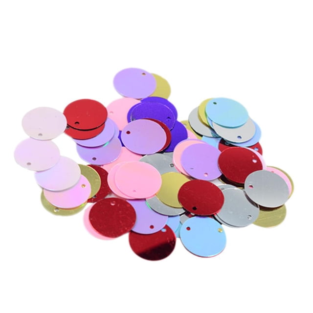 jifeng Round Pretty Sequins for Belly Dance Dr Jewelry Making Sequins 16mm Mixed Color