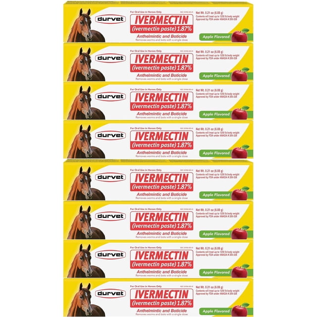 Generic-Lot de 8-Pâtes-0.21-Onces-Pomme-Arôme-Cheval-Assure-la-Joie-des-Chevaux