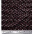 thumbnail image 1 of Soimoi Silk Fabric Flower Artistic Decor Fabric Printed Yard 42 Inch Wide, 1 of 3