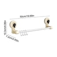 thumbnail image 3 of Dvruxg Suction Cup Towel Rack, Punch-Free Bathroom Organizer, Multi-Hook Bath Towel Storage for Shower Use, 3 of 5