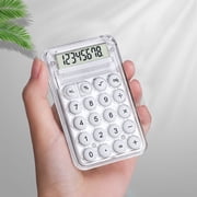 Xihbxyly Standard Calculator 8 Digit with Large Display and Round Button Candy Color Calculator Portable for Office Home School Suitable for School Office Travel Supplies Savings