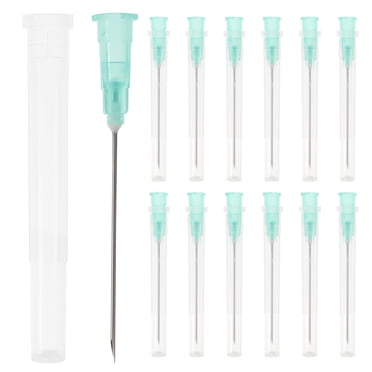 Milisten 100 pcs Dispensing Needle Laboratory Needles Liquid Dispensing Needle with Covers