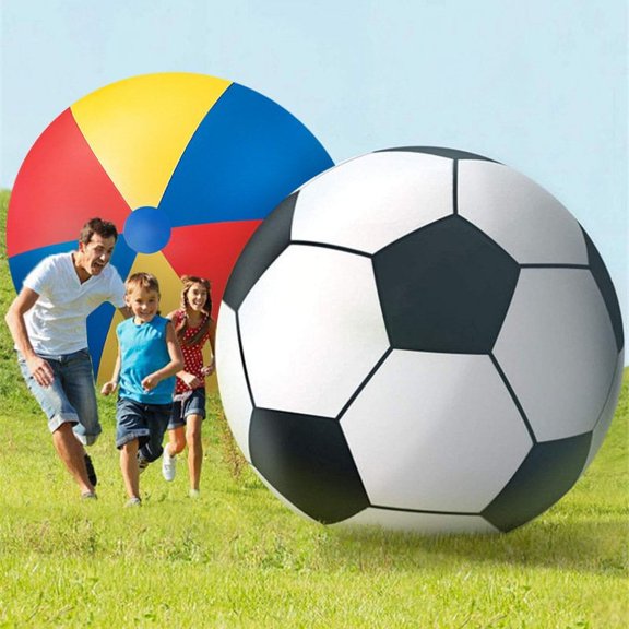 MesaSe PENGXAING Ballons de Plage pour Enfants Tout-Petits et Adultes jusqu'à 39 59 79 Pouces Grandes Tailles Design Facile et Amusant Arc-en-Ciel Classique pour Piscine Plage Lac Volleyball Jouets Gonflables Jeux Extérieurs Été