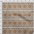 thumbnail image 3 of oneOone Cotton Poplin Fabric Leaves & Floral Block Decor Fabric Printed BTY 42 Inch Wide, 3 of 4