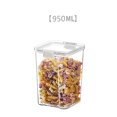 thumbnail image 2 of ZZkhGO Airtight Food Storage Containers, Transparent Plastic Dry Food Storage Jars, Stackable Kitchen Storage Containers for Flour Grains Snacks Candy, 2 of 4