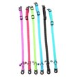 thumbnail image 4 of Safety Reflective Pet Collar with Bell Adjustable Animal Webbing Breakaway Nylon Webbing Breakaway Necklace,Sky Blue, 4 of 9