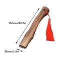 thumbnail image 3 of Home Kitchen Item Clearance Deals!Pcksrro Wooden Axe Handle Spare Axe Handle Red Rope Luck Axe Handle, 3 of 6