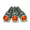 thumbnail image 1 of WE Games Chevilles de Cribbage Chromées - Cristaux Swarovski - Ensemble de 3 - Orange Soleil, 1 of 3