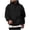Black#men lightweight hoodie, variant on LMKIHUSA Men's Casual Hoodies Fashion Fall Winter Comfy Pullovers Long Sleeve Plain Drawstring Sherpa Sweatshirts with Pockets Yellow,S
