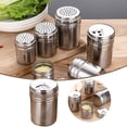 thumbnail image 2 of Binwennn Stainless Steel Shaker And Pepper Shakers Dredge // /Pepper Shaker With Adjustable Pour Holes Containers for Organizing Fridge Oatmeal Container Kitchen Storage Containers with Lids Airtight, 2 of 8
