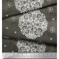 thumbnail image 3 of Soimoi Cotton Poplin Fabric Mandala Decorative Print Sewing Fabric Yard 56 Inch Wide, 3 of 3