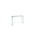 thumbnail image 4 of Heavenly Collection Glass Small Console in Clear, Clear Glass  Small Console, Un-tempered Glass Small Console, Bent Glass Small Console,  Waterfall Small Console, Glass Small Console Table, 4 of 9