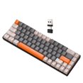 thumbnail image 2 of Milaget Clavier de Jeu Mécanique 2 Modes de Connexion 68 Touches Capuchons de Touches PBT Portable Type B, 2 of 9