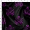 thumbnail image 4 of Soimoi Velvet Fabric Ogee Damask Print Sewing Fabric Yard 58 Inch Wide, 4 of 5